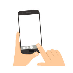 Hand phone clipart
