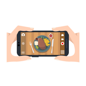 Food photography clipart