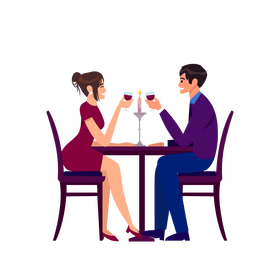 Couple Dinner Clipart Free Download