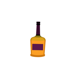 Whiskey bottle clipart