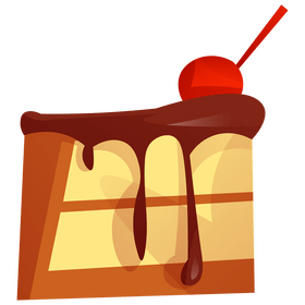 Free cherry cake clipart