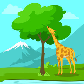 Giraffe vector