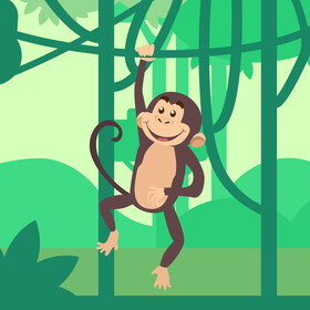 Monkey vector