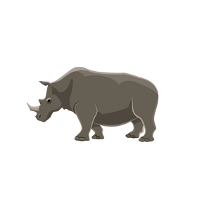 Rhino clipart