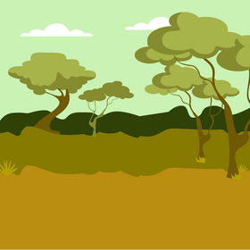 Safari land vector