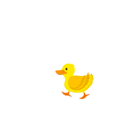 Little duck clipart