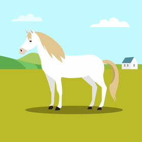 Horse vector