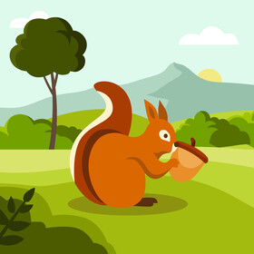 Squirrel vector