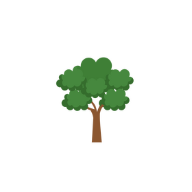 Tree isolated clipart