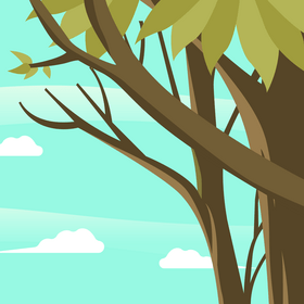 Trees vector