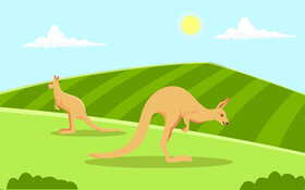 Kangaroo vector