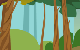 Trees jungle vector