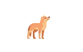 Shiba inu dog clipart