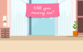 Apartment room vector