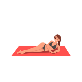 Sexy woman in bikini clipart