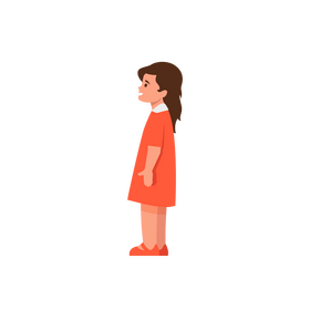 Girl character clipart