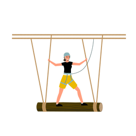 Treetop adventure clipart