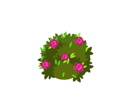 Flower bush clipart
