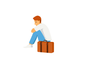 Man sad clipart