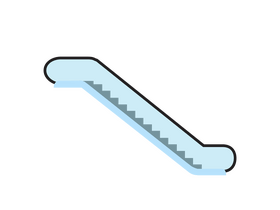Escalator clipart