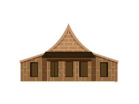 Traditional house clipart