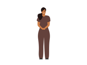 Woman character clipart
