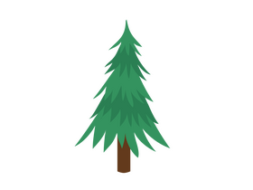 Spruce tree clipart