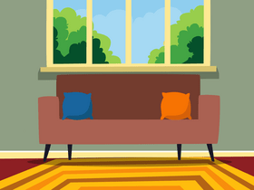 Living room vector