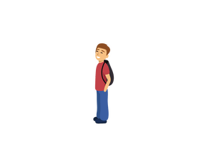 Boy character clipart