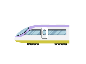 Bullet train clipart