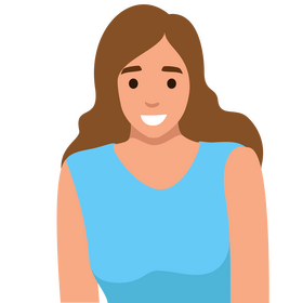 Beautiful woman character clipart