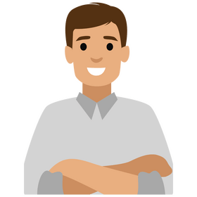 Man character avatar clipart