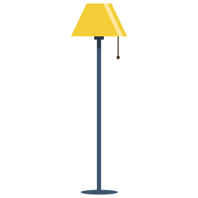 Standing lamp clipart