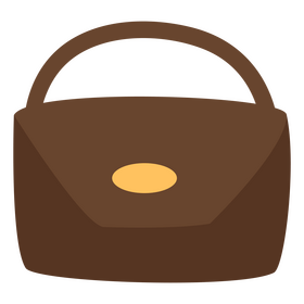 Woman hand bag clipart