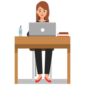 Woman work clipart