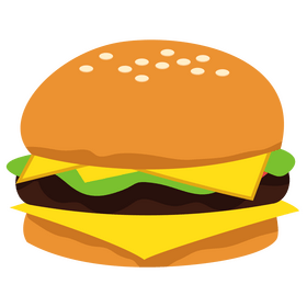 Cheese burger clipart