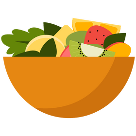 Fruit salad clipart