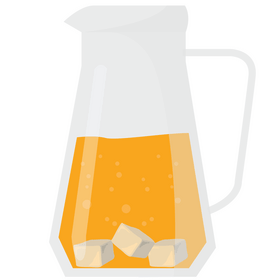 Orange juice clipart