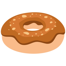 Peanut donut clipart