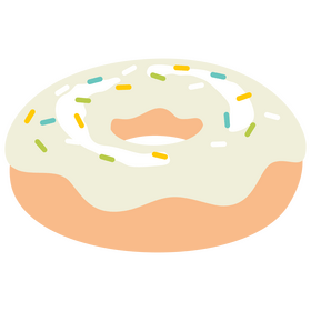 Sweet donut clipart
