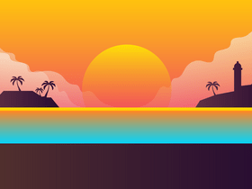 Beachwalk vector