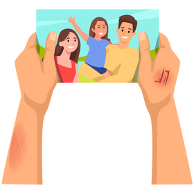 Soldier missing family clipart