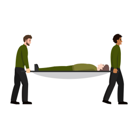 Wounded soldier clipart