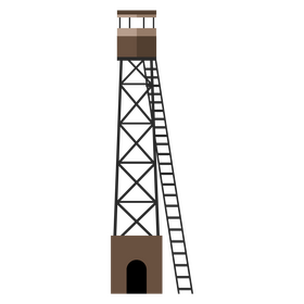 Watch tower clipart