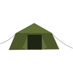 Military tent clipart