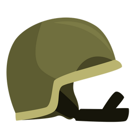 Soldier helmet clipart