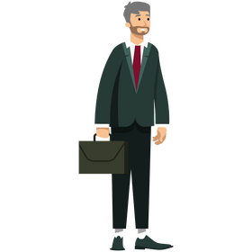 Important man clipart