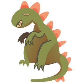 Cartoon dinosaur clipart