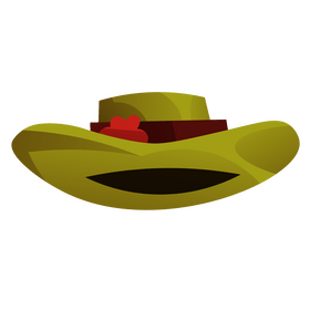 Summer hat illustration clipart
