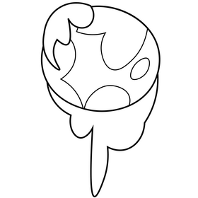 Earth ice age free black and white clipart